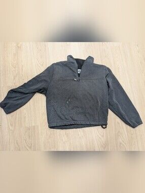 Olympic Rescue Illuminite Size Large Black 1/4 Zip Pullover, Reflective, Safety